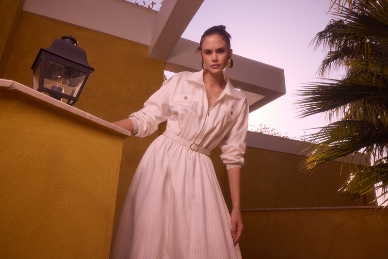 S&D Ivory Dress Ecru