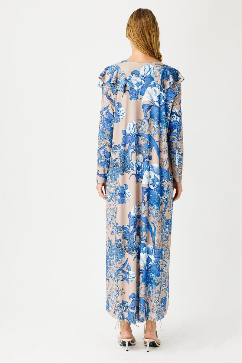 N&T Japanese Summer Dress Sax Blue – Moda Natty