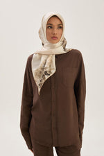 MAISA Katre Sura Silk Scarf Camel