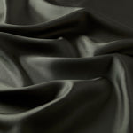 Ipekevi 01116 Dark Olive Plain Silk Twill Scarf