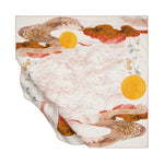 Ipekevi 01322 Cream Kyoto Garden Twill Silk Scarf