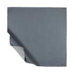 Ipekevi 01116 Lead Plain Silk Twill Scarf