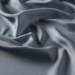 Ipekevi 01116 Lead Plain Silk Twill Scarf