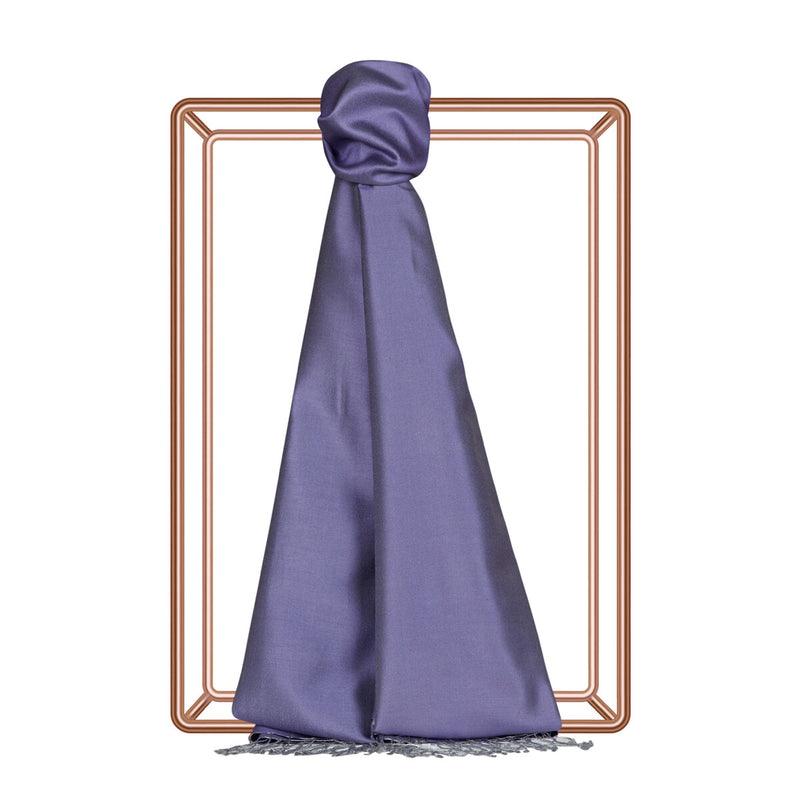 Ipekevi 927 Lavander Reversible Silk Shawl