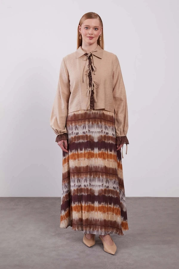 LVDR Avis Skirt Set Beige