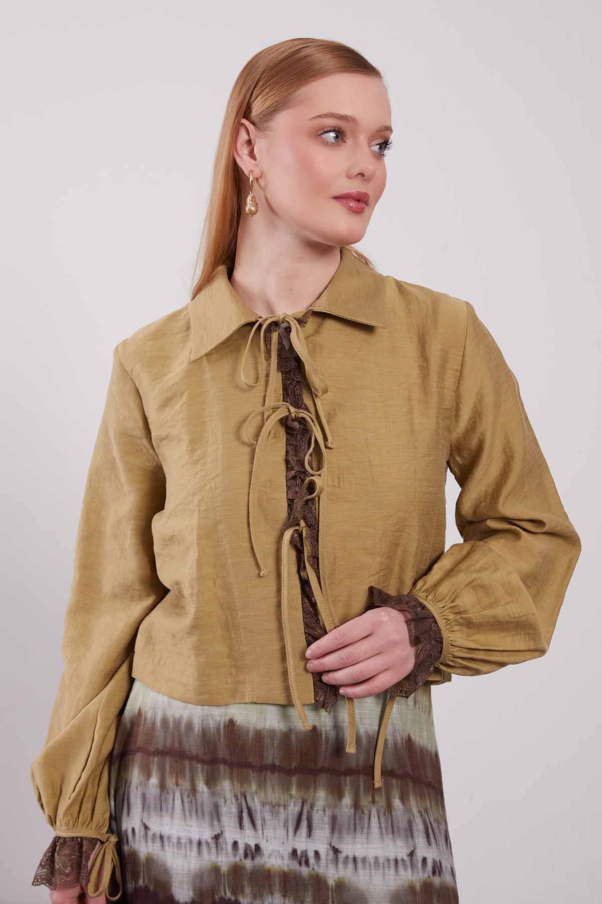 LVDR Avis Skirt Set Khaki