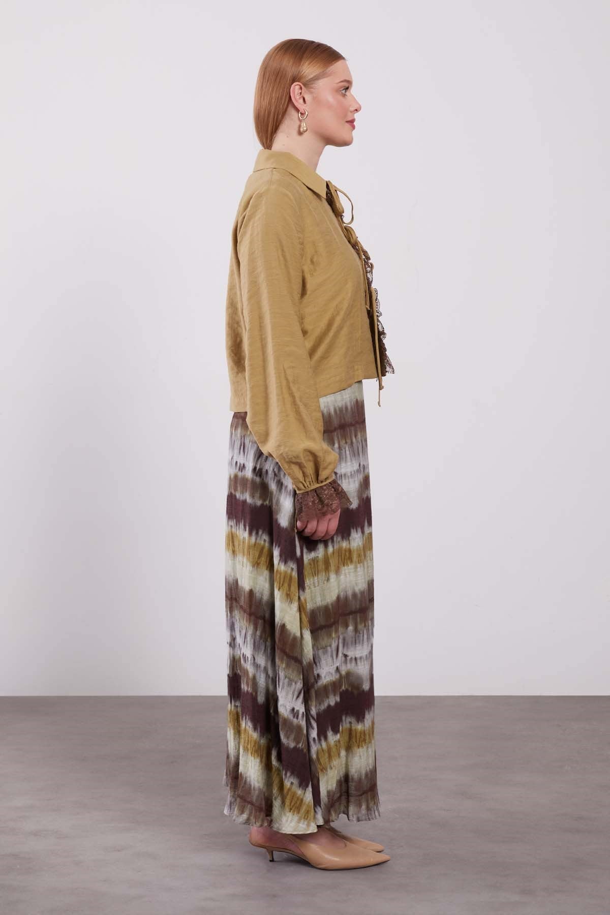 LVDR Avis Skirt Set Khaki