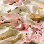 Ipekevi 05722 Light Green Melancholy Print Silk Shawl