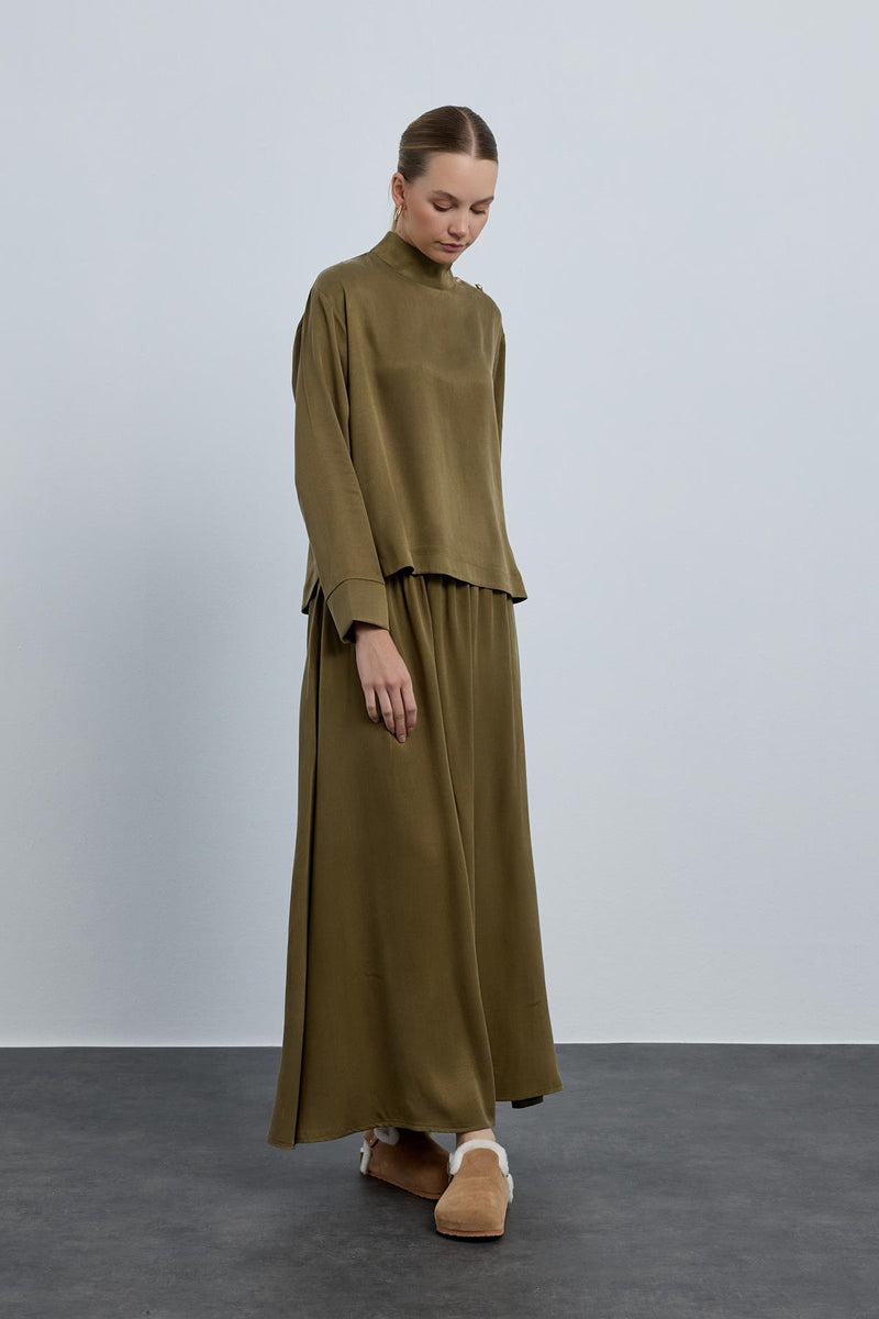 HLY Mersa Skirt Set Khaki