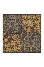 Imannoor Mini Mosaic Silk Scarf Beige