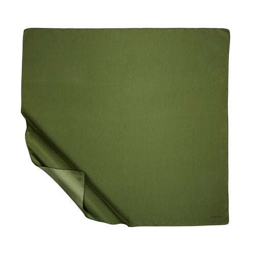 Ipekevi 01116 Ottoman Green Plain Silk Twill Scarf