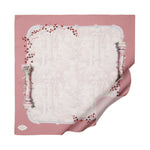 Ipekevi 01330 Powder White The Garden of Juliet Twill Silk Scarf