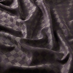 Ipekevi 0668 Purple Checkered Cotton Silk Shawl