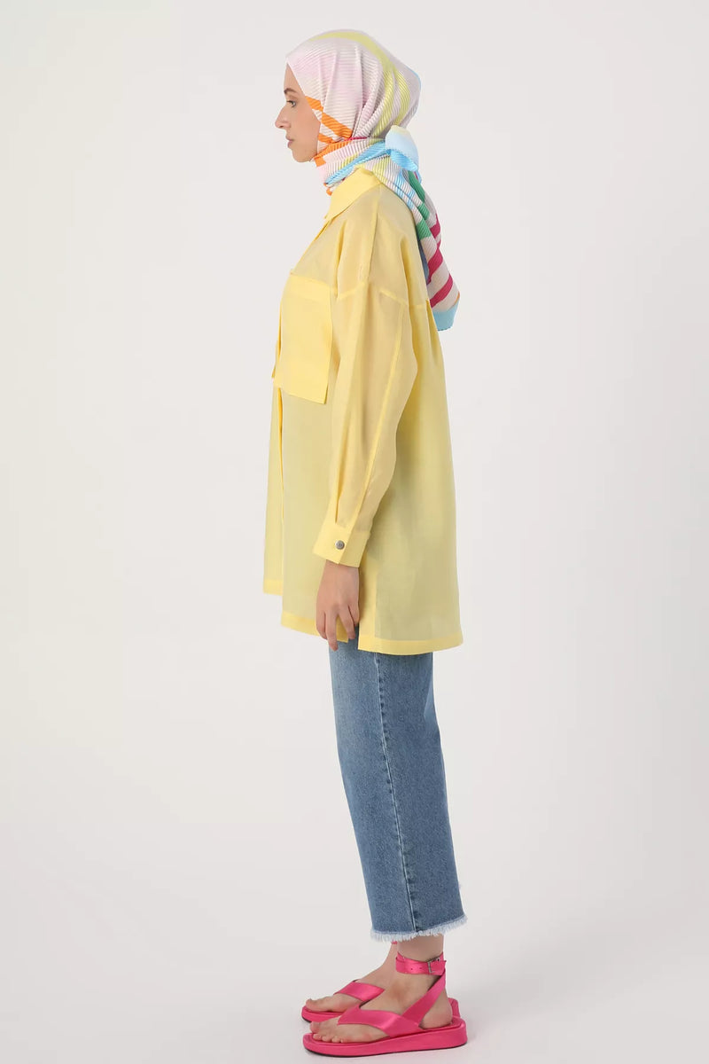 AllDay 51075 Packet Dtld Tunic Yellow