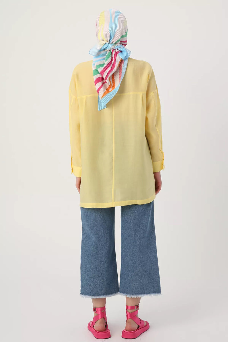 AllDay 51075 Packet Dtld Tunic Yellow