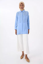 Allday 51075 Packet Dtld Tunic Blue