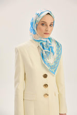 MAISA Rana Twill Scarf Blue