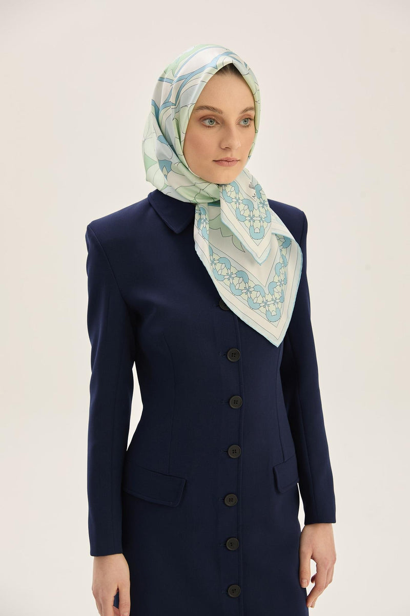 MAISA  Rana Twill Scarf Green