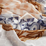 Ipekevi 01129 Rope Beige Silk Twill Scarf