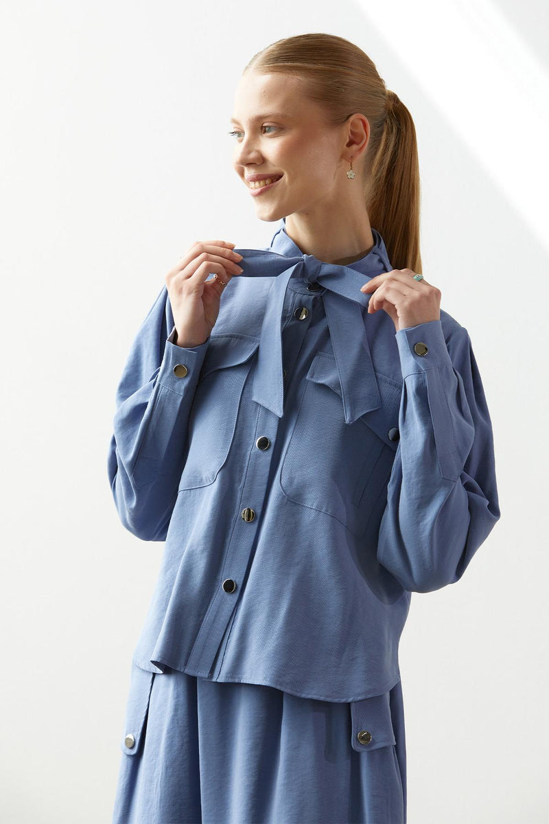 HLY Sidney Skirt Set Indigo