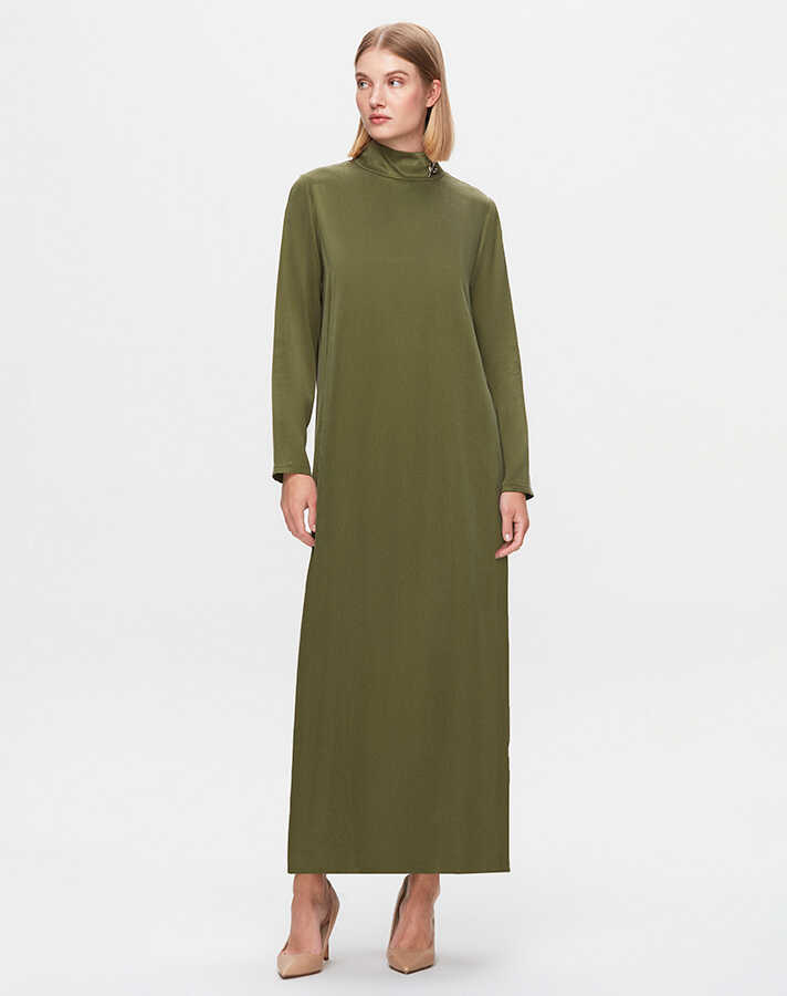 M&D Silk Dress Green