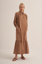 CLND Silk Poplin Dress Taba