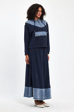 HLY Tamara Skirt Set Navy Blue