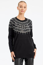 TG All Around Stone Detailed Blouse Black