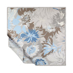 Ipekevi 01192 Stone Nihavent Print Silk Twill Scarf