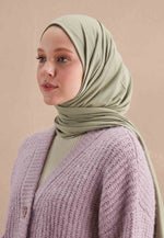 Fresh Scarf Jersey Shawl Celadon Green