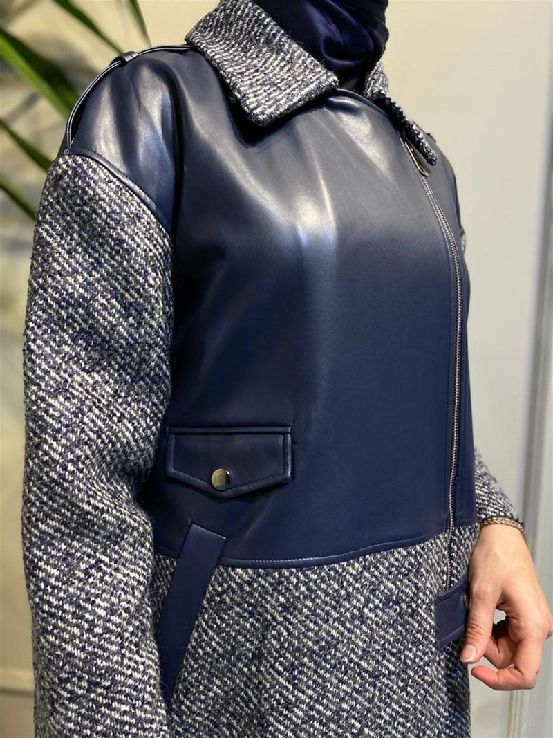 VNV Clash Jacket Navy Blue