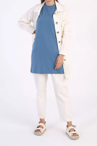 All 16003-0 Inner Sleeveles Tunic Blue