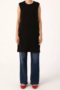 All 16003-0 Inner Sleeveles Tunic Black
