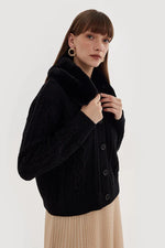 K&B Glia Cardigan Black