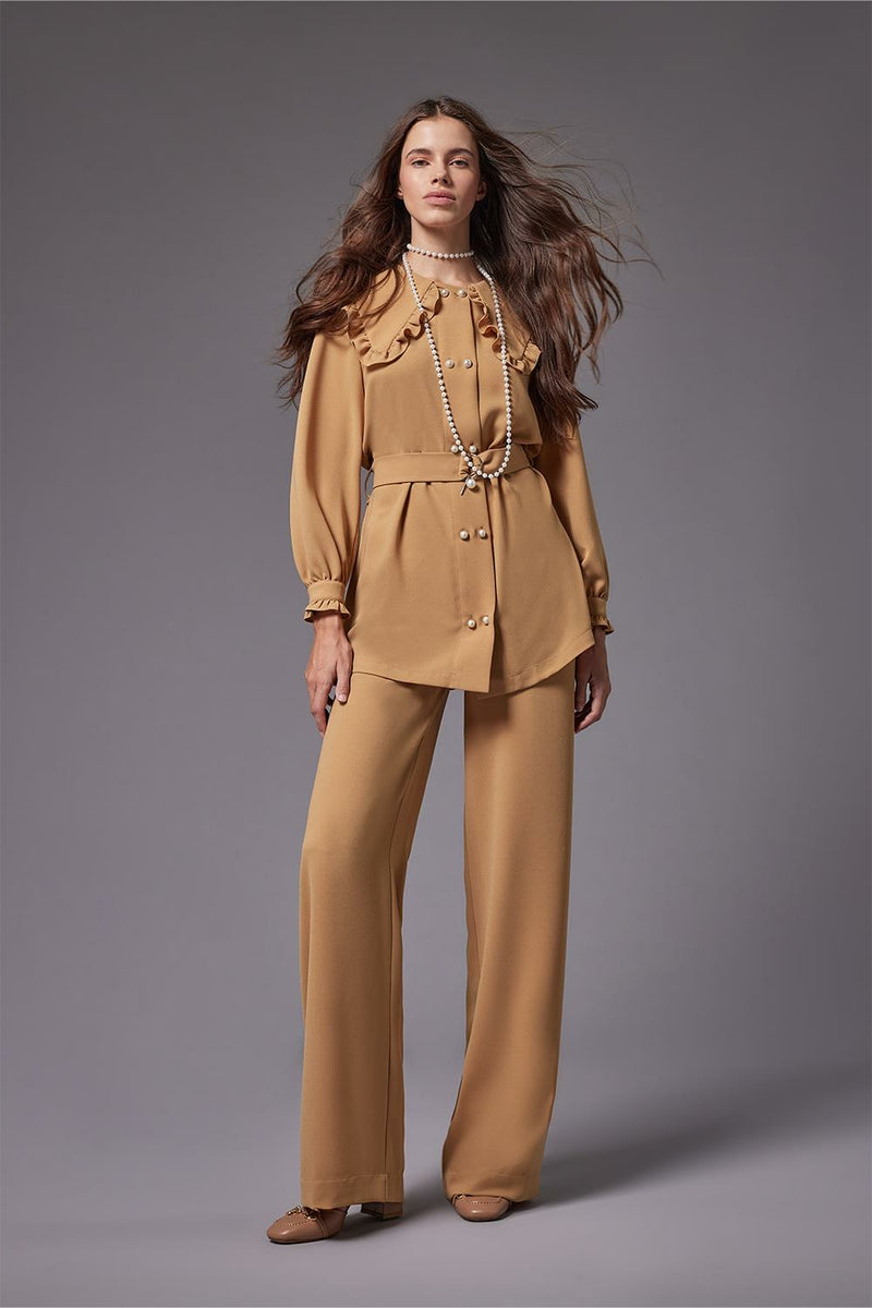 Y&O Emilia 2 Piece Set Camel