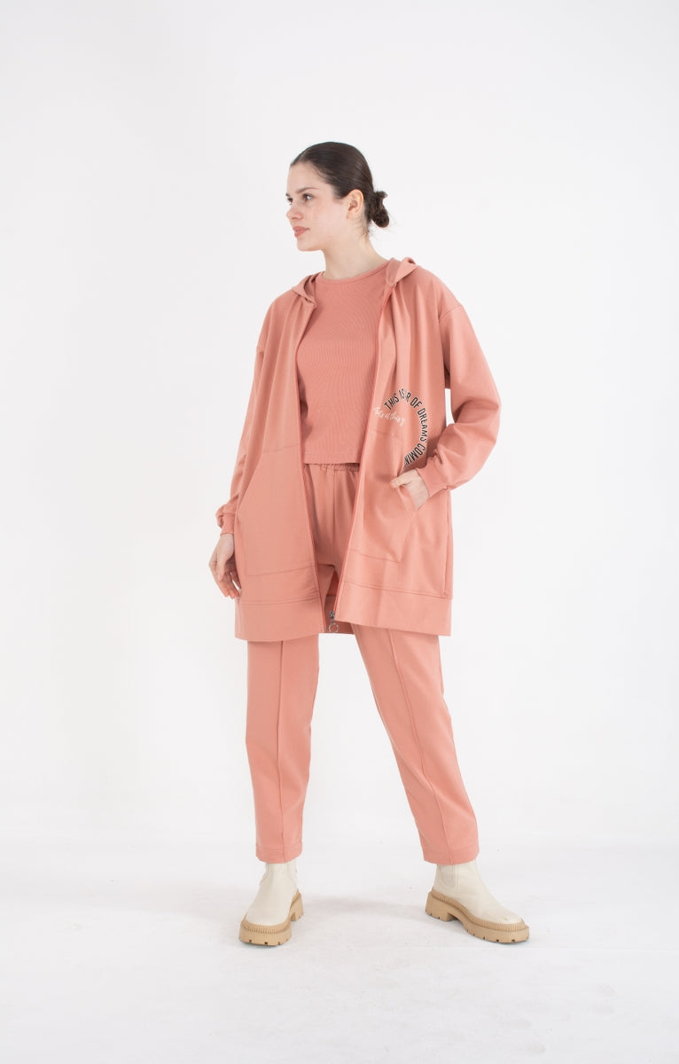 N&C Year 3 Pc Tracksuit Pink