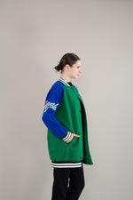 IKL 14153 Sweatshirt Green&Blue