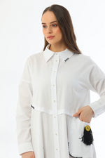 N&C Alberta Dress White