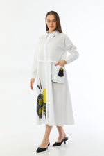 N&C Alberta Dress White