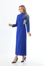 T&Y Star Dress Royal Blue