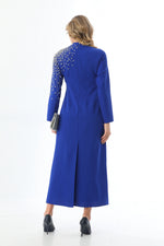 T&Y Star Dress Royal Blue