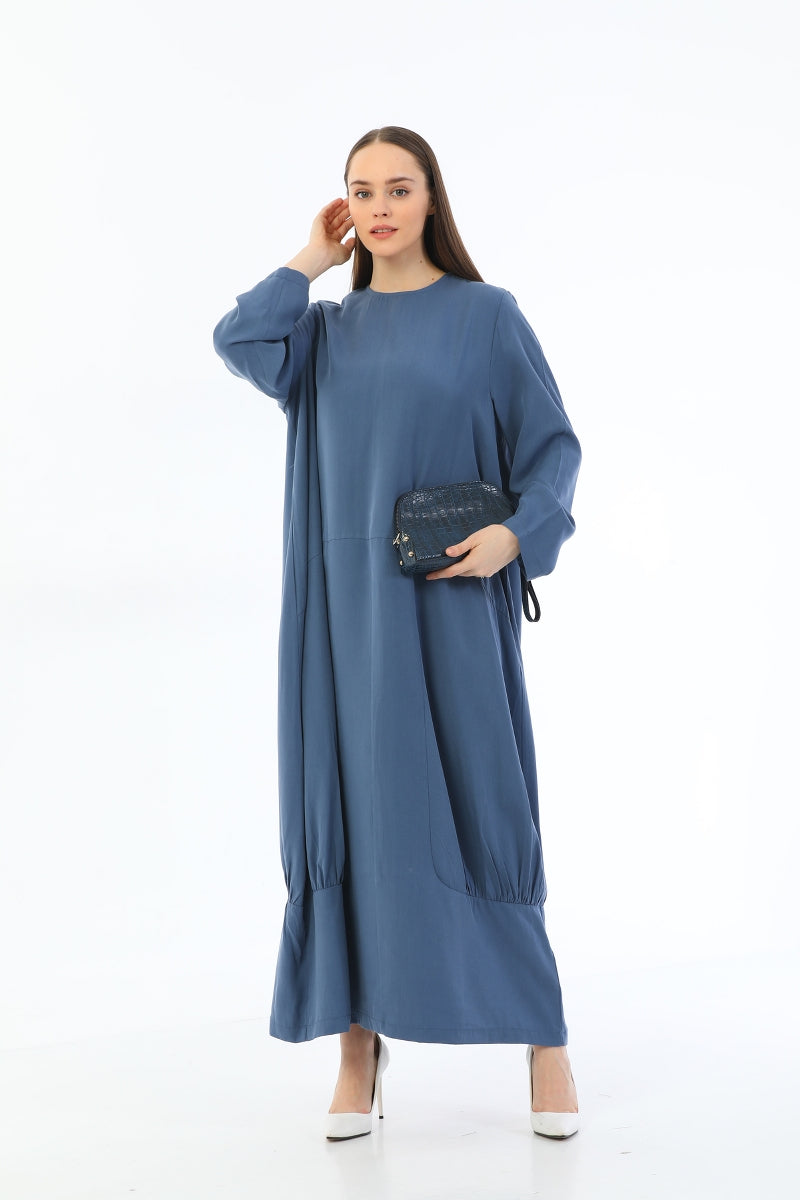 R&Q Mira Plus size Dress Indigo