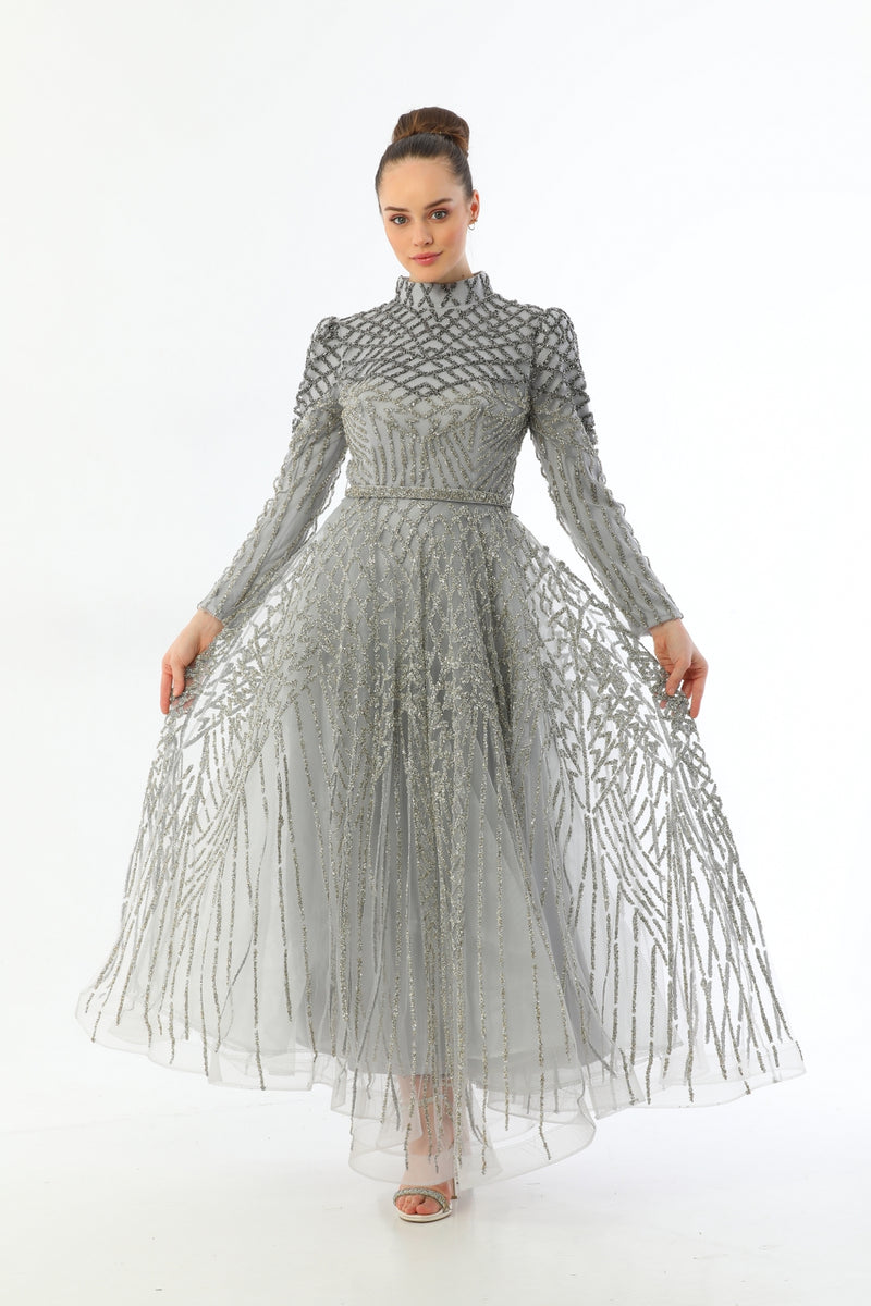 BLY Bernice Gown Gray
