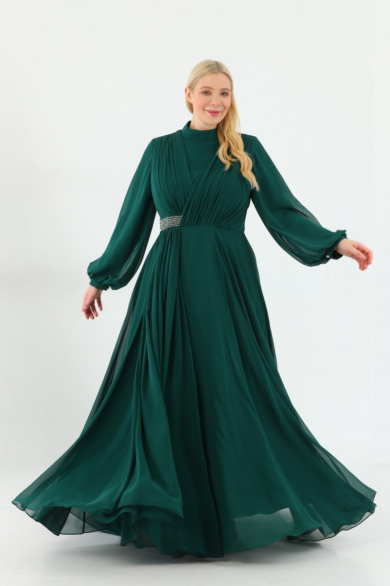 SRH Elena Dress Emerald