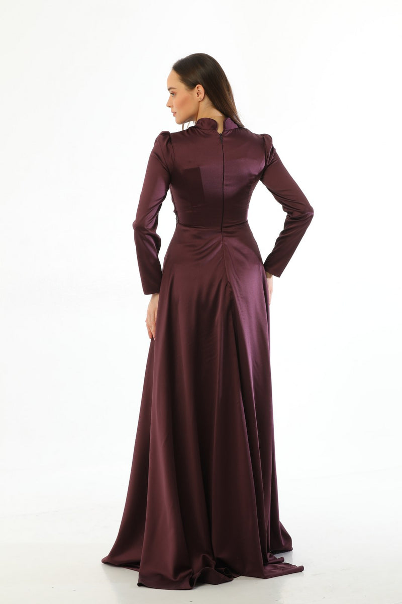 F&S Pamira Gown Burgundy