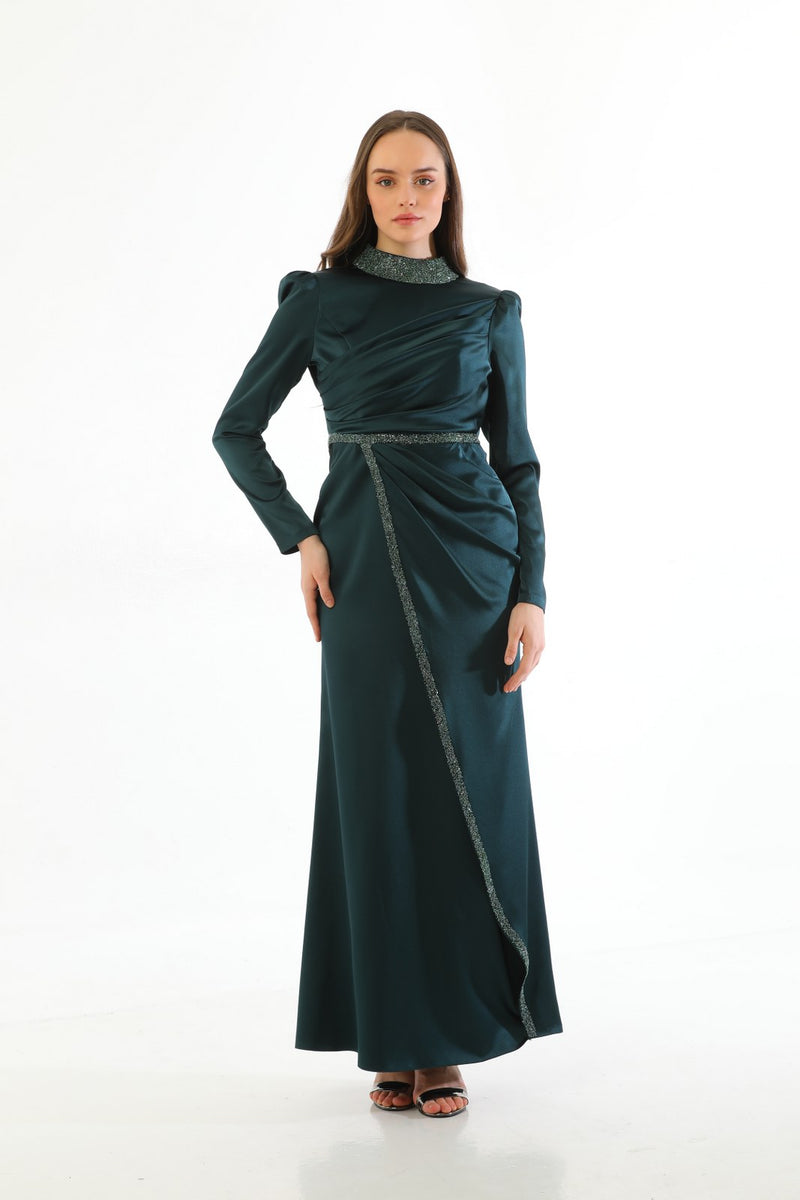 F&S Mehir Gown Green