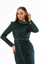 F&S Mehir Gown Green