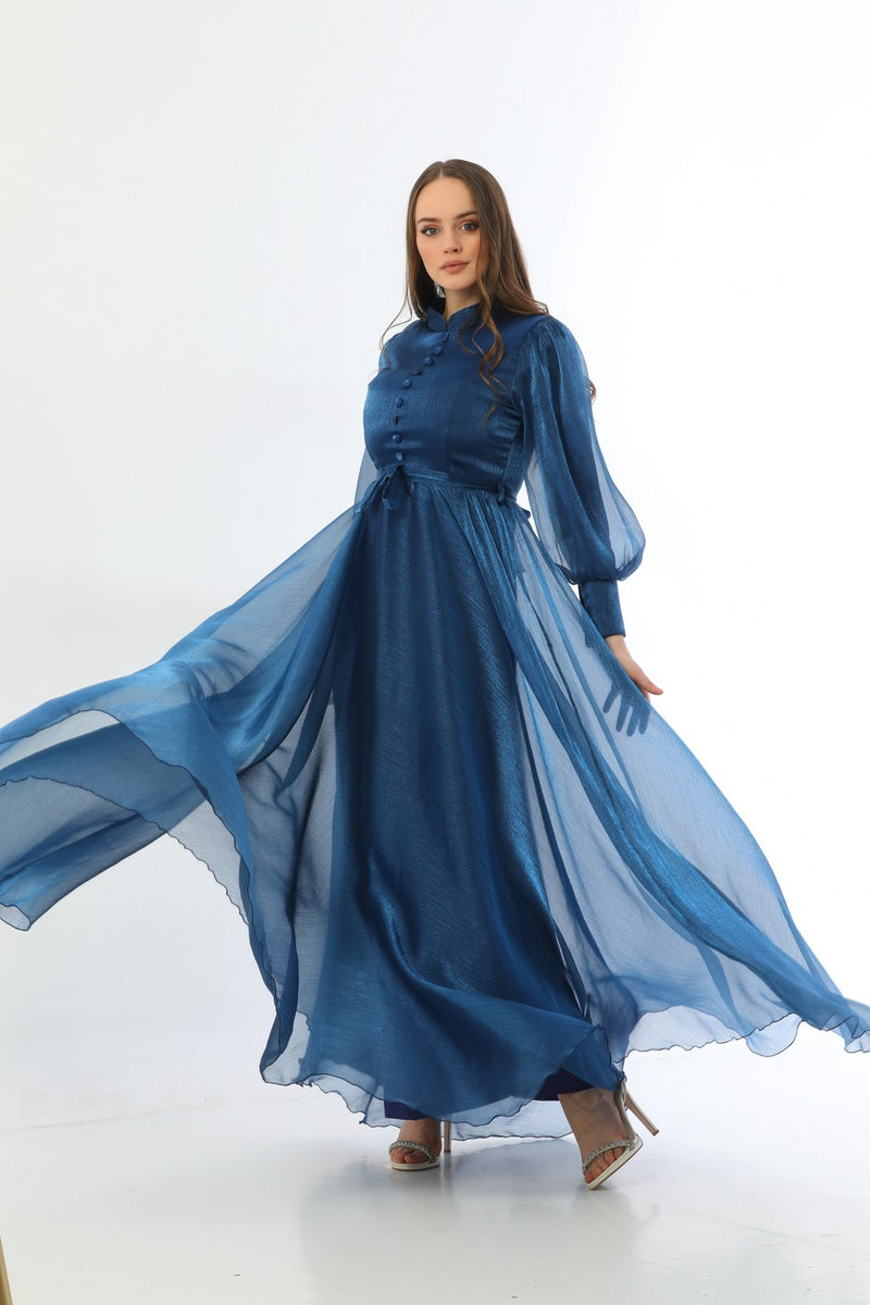 N&C Yeliz Dress Blue