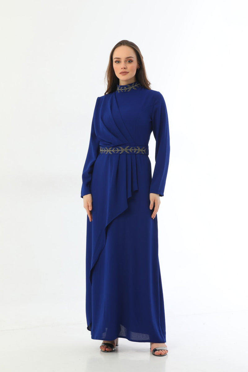 N&C Mia Dress Royal Blue