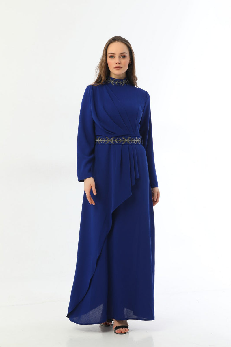 N&C Mia Dress Royal Blue